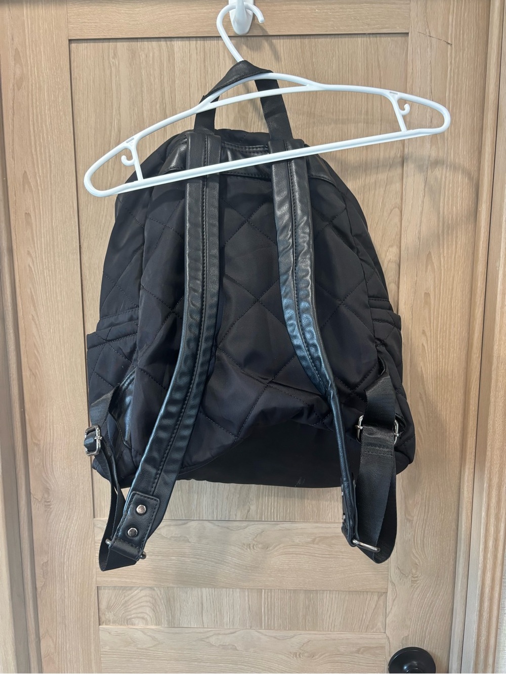Sol And Selene Backpack‎ Bookbag Diaper Bag Black Quilted - Picture 3 of 5